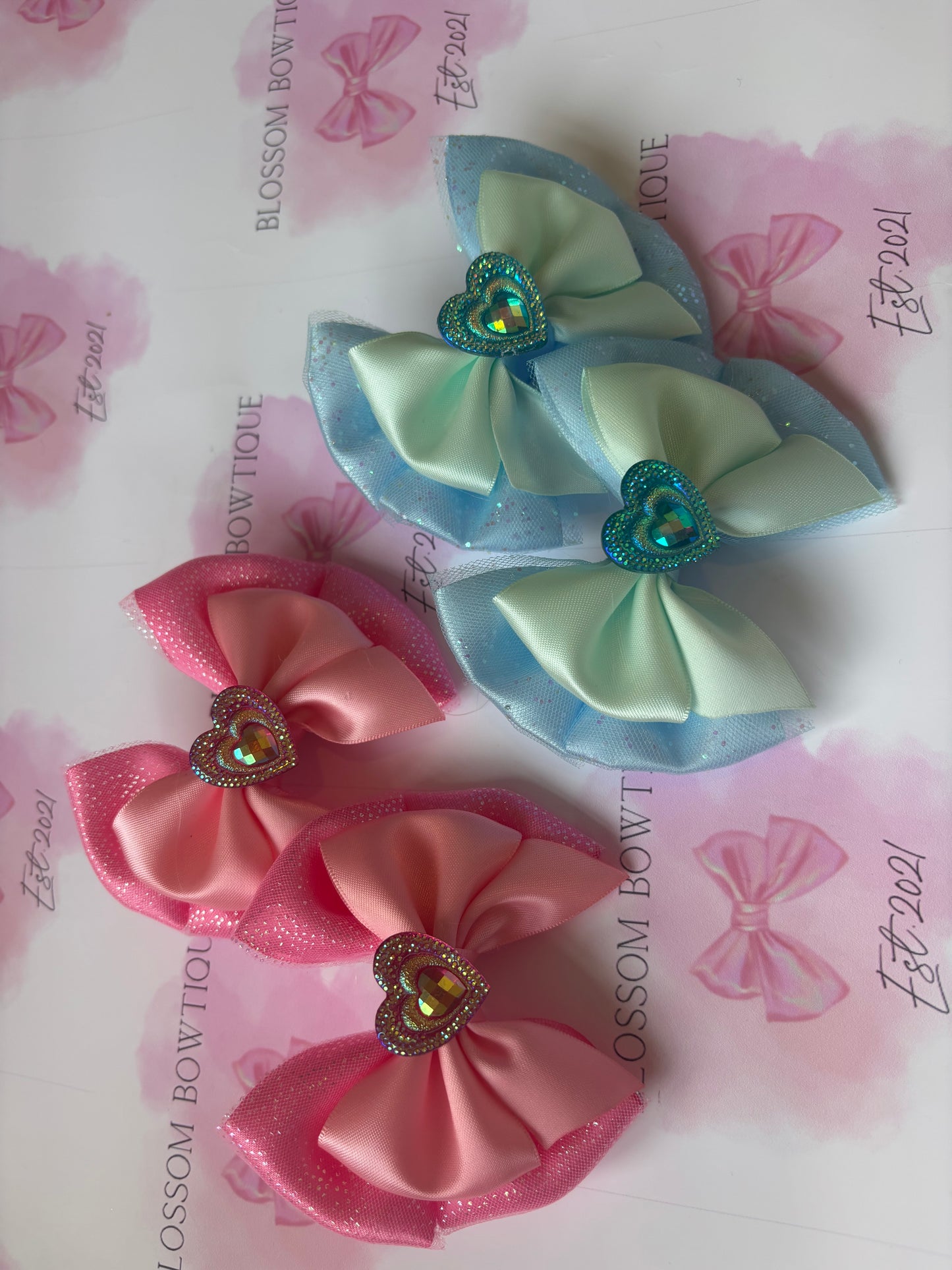Duo colour hearts💕