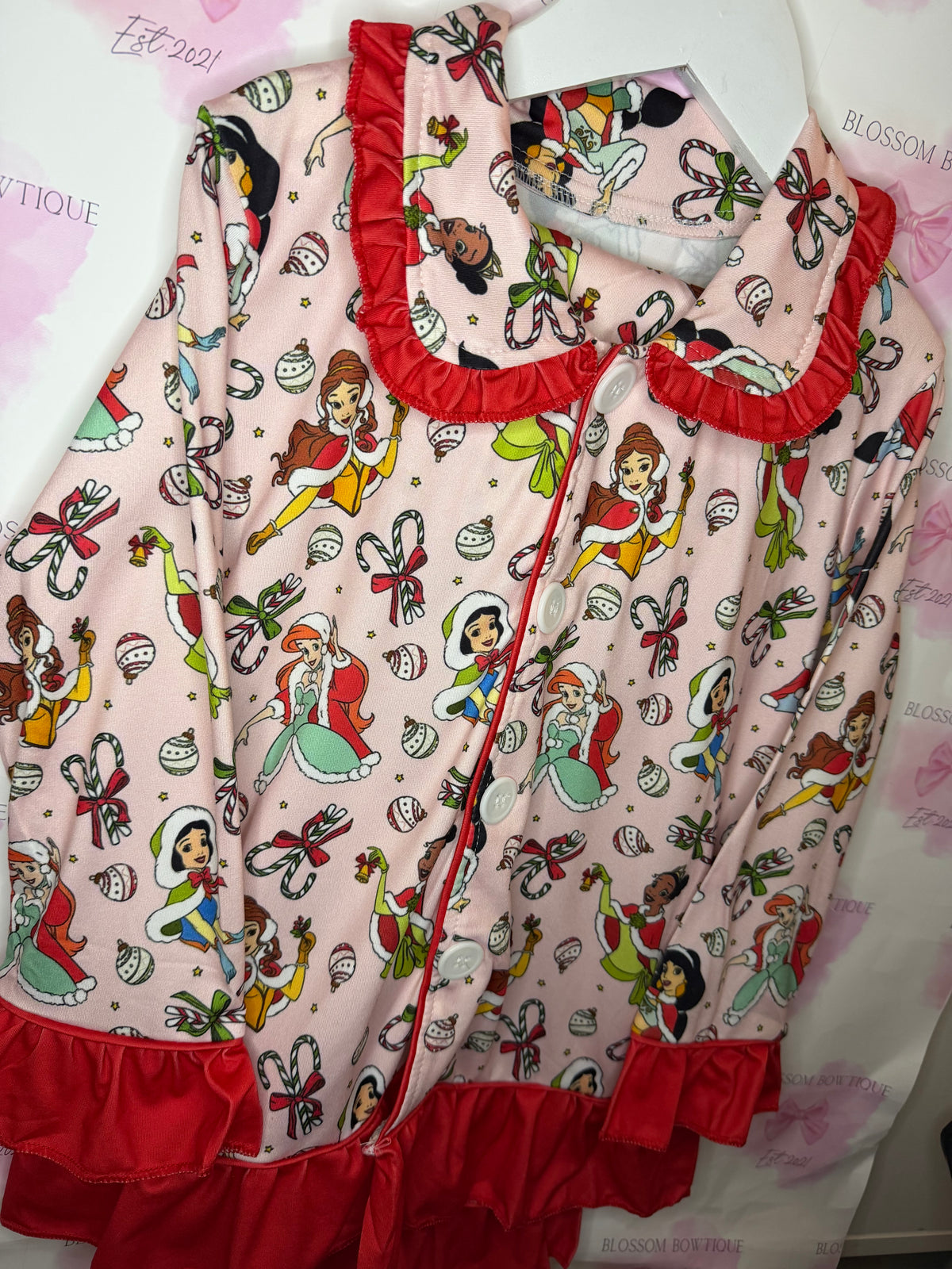 Princess Christmas wishes girls pyjamas (PREORDER)