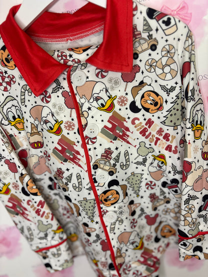 Children’s mickey Christmas pyjamas (PRE ORDER)