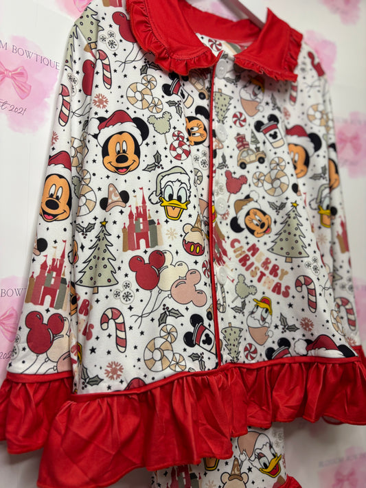 Children’s mickey Christmas pyjamas (PRE ORDER)