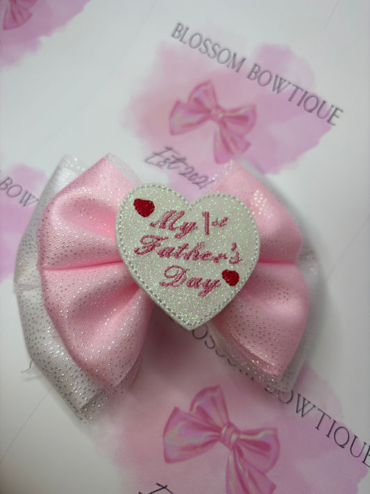 My 1st Father’s Day (pink & blue option)