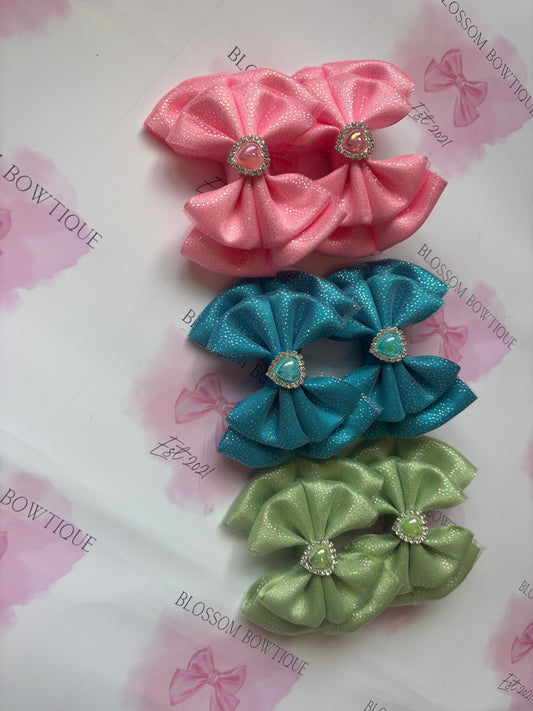 Pastel heart piggies