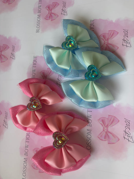 Duo colour hearts💕