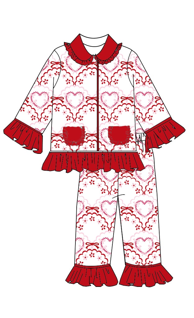 BB Womens valentines pyjamas (pre order)