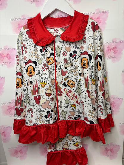 Children’s mickey Christmas pyjamas (PRE ORDER)