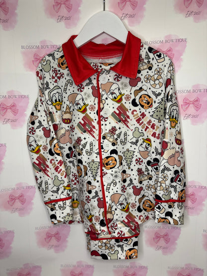 Children’s mickey Christmas pyjamas (PRE ORDER)