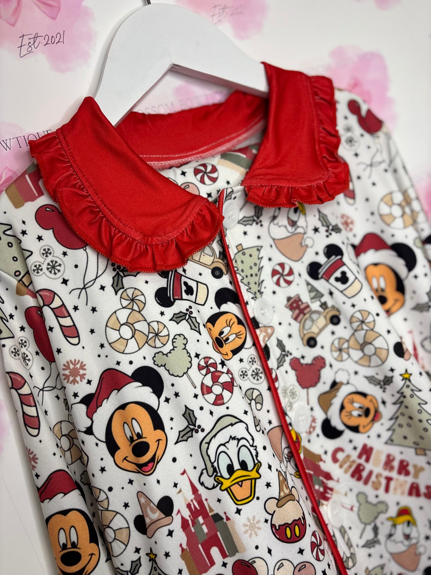 Women’s mickey Christmas pyjamas (PRE ORDER)