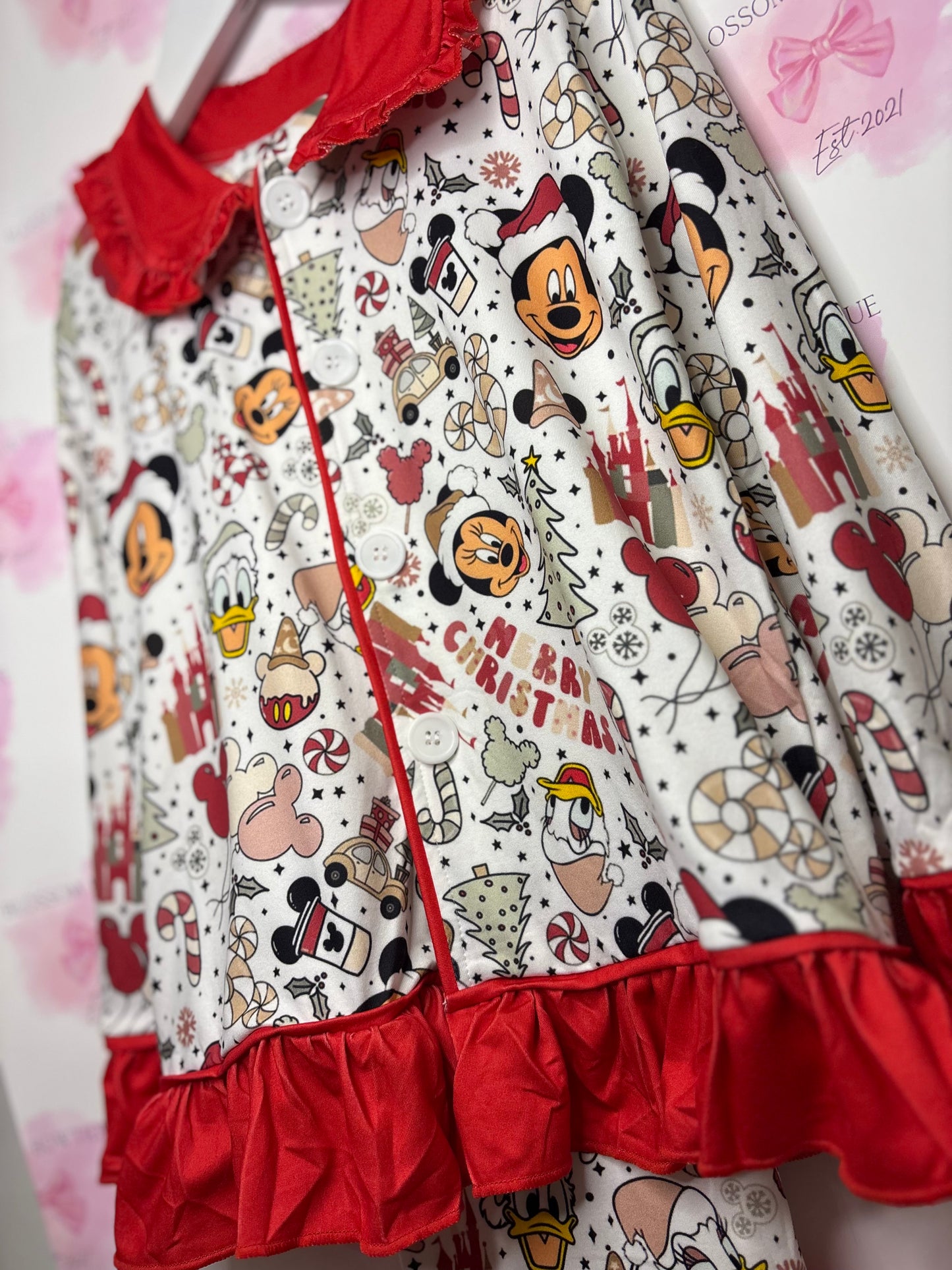 Women’s mickey Christmas pyjamas (PRE ORDER)