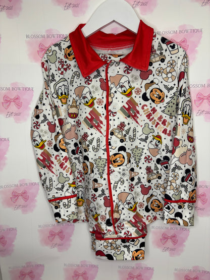 Children’s mickey Christmas pyjamas (PRE ORDER)