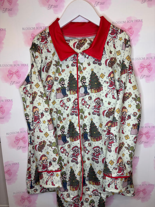 Men’s Mario Christmas pyjamas (PREORDER)