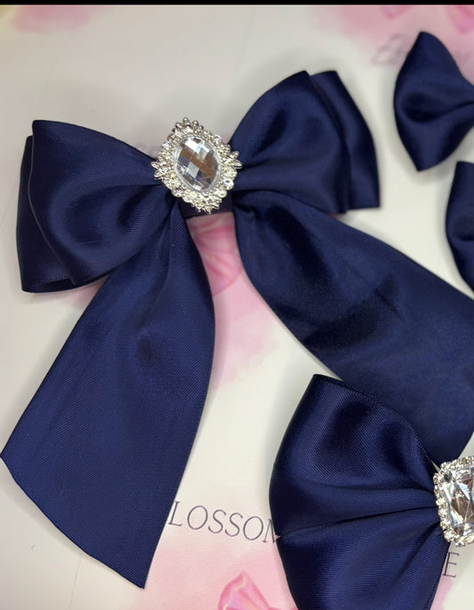 Satin tail bow