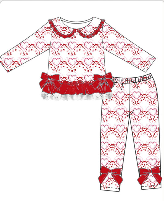 BB girls valentines collection Lounge set ❤️ (preorder)
