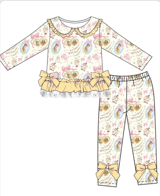 “Tale as old as time” 🥀 girls loungewear set (pre order)