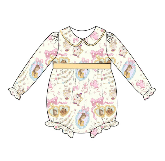 “Tale as old as time” 🥀 Girls romper (pre order)