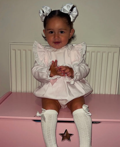 Pig tail bow set (2 bows)