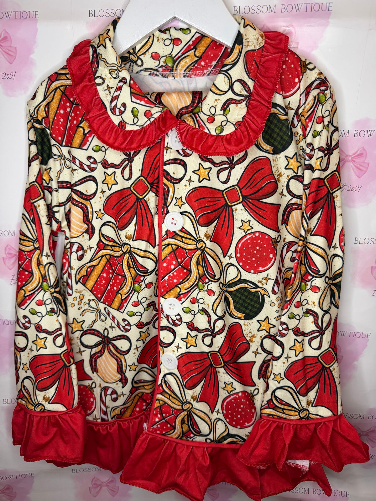 Glitz & Glam girls Christmas pyjamas (PREORDER)