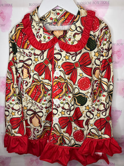 Glitz & Glam girls Christmas pyjamas (PREORDER)