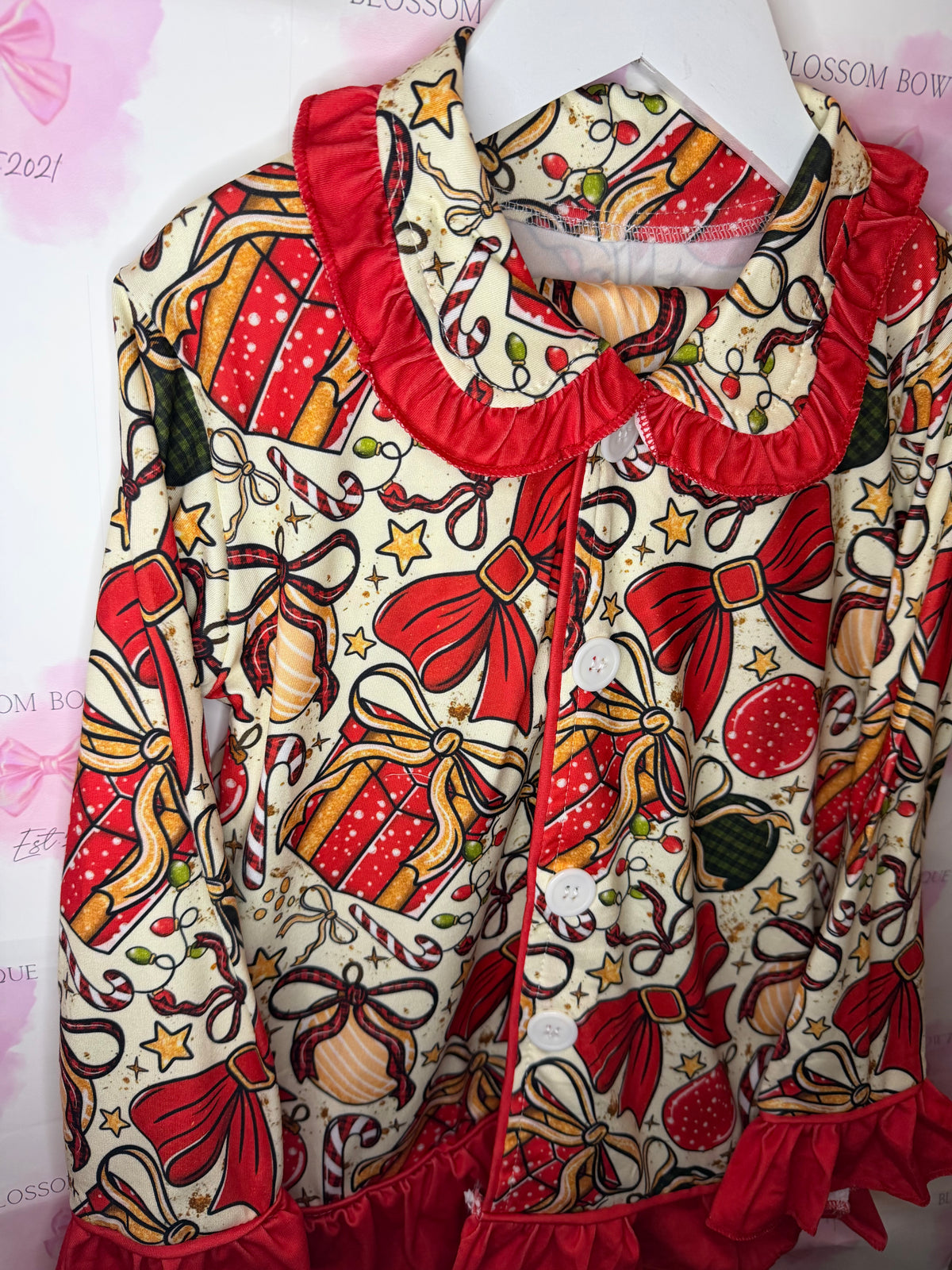 Glitz & Glam girls Christmas pyjamas (PREORDER)