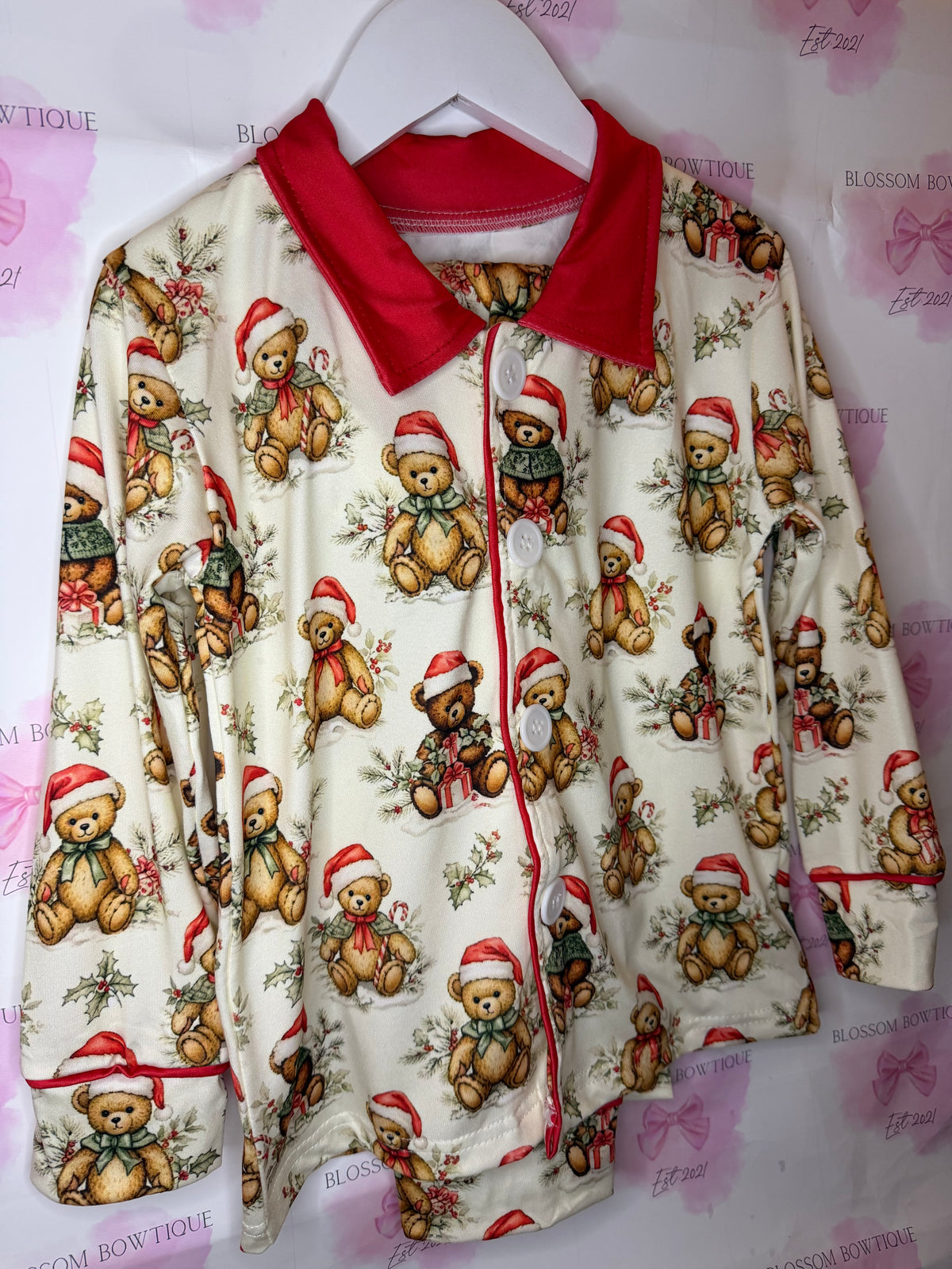 A Teddy Bears Christmas🐻 Boys pyjamas (PREORDER)