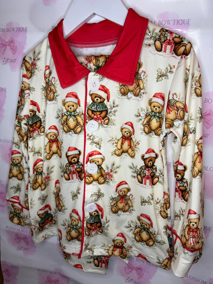 A Teddy Bears Christmas🐻 Boys pyjamas (PREORDER)