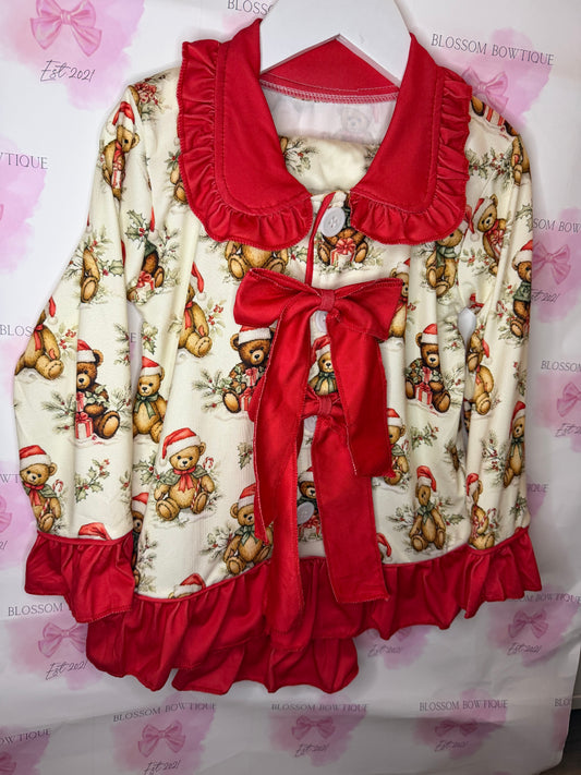 A Teddy Bears Christmas🐻 girls pyjamas (PREORDER)
