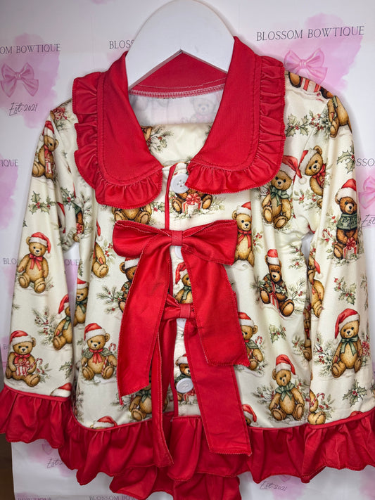 A Teddy Bears Christmas🐻 Womens pyjamas (PREORDER)